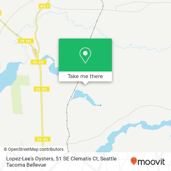 Mapa de Lopez-Lee's Oysters, 51 SE Clematis Ct