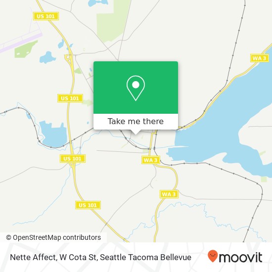 Mapa de Nette Affect, W Cota St