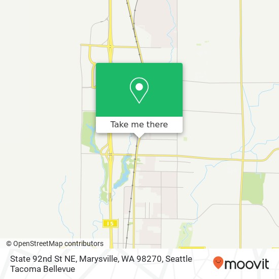 Mapa de State 92nd St NE, Marysville, WA 98270