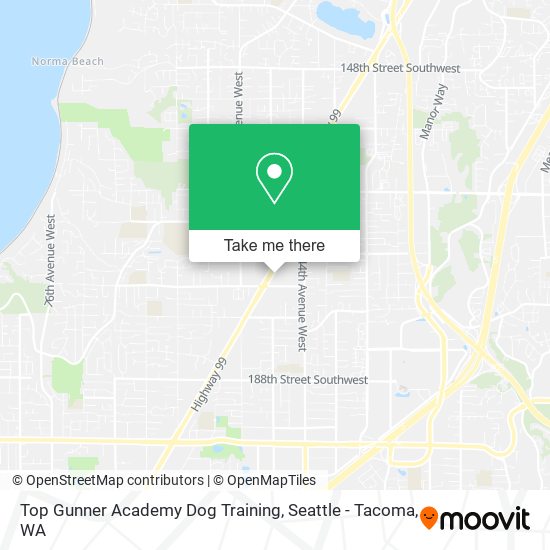 Top Gunner Academy Dog Training map
