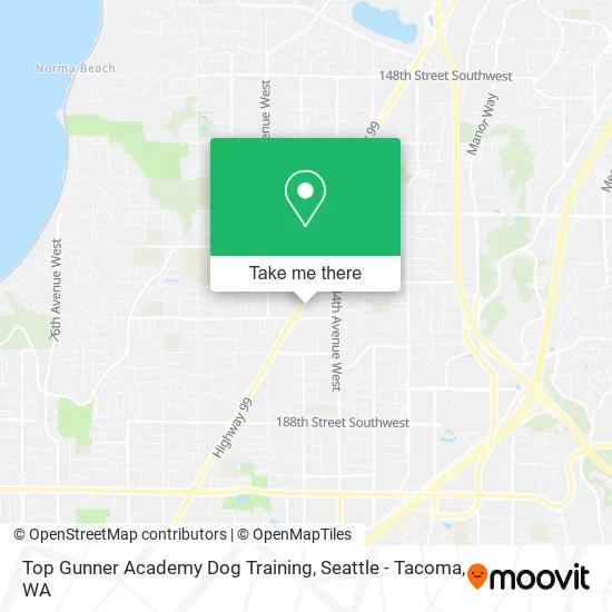Top Gunner Academy Dog Training map