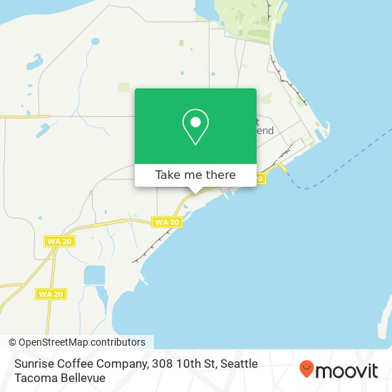 Mapa de Sunrise Coffee Company, 308 10th St