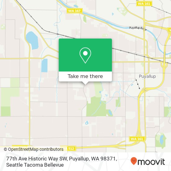 77th Ave Historic Way SW, Puyallup, WA 98371 map