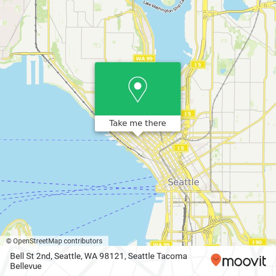 Mapa de Bell St 2nd, Seattle, WA 98121