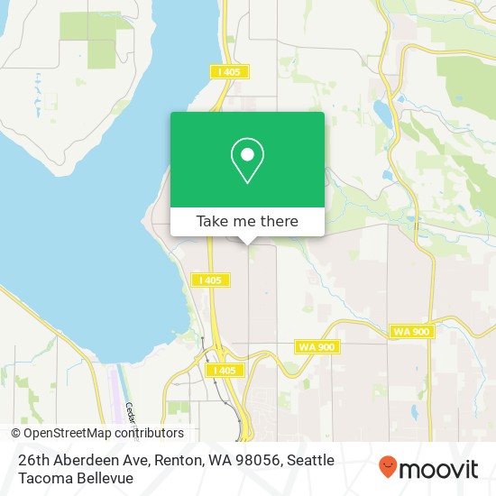 26th Aberdeen Ave, Renton, WA 98056 map