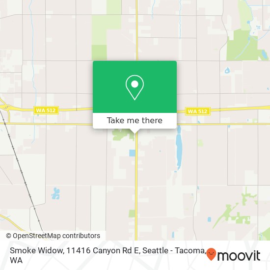 Mapa de Smoke Widow, 11416 Canyon Rd E