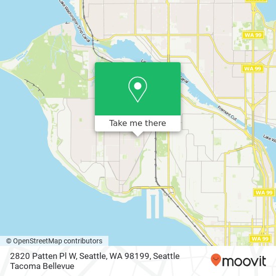 2820 Patten Pl W, Seattle, WA 98199 map