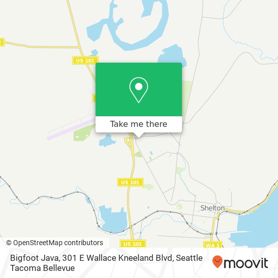 Bigfoot Java, 301 E Wallace Kneeland Blvd map