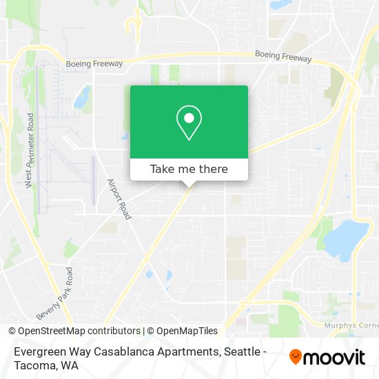 Evergreen Way Casablanca Apartments map