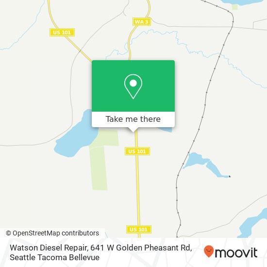 Watson Diesel Repair, 641 W Golden Pheasant Rd map