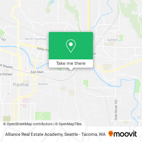 Alliance Real Estate Academy map