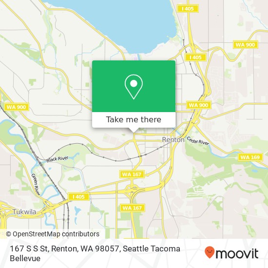 167 S S St, Renton, WA 98057 map