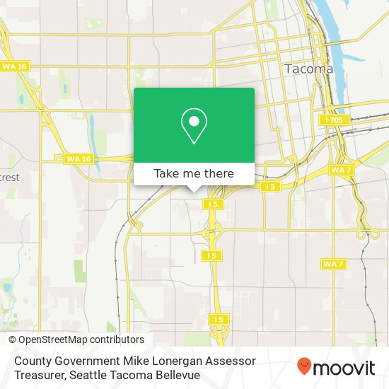 Mapa de County Government Mike Lonergan Assessor Treasurer