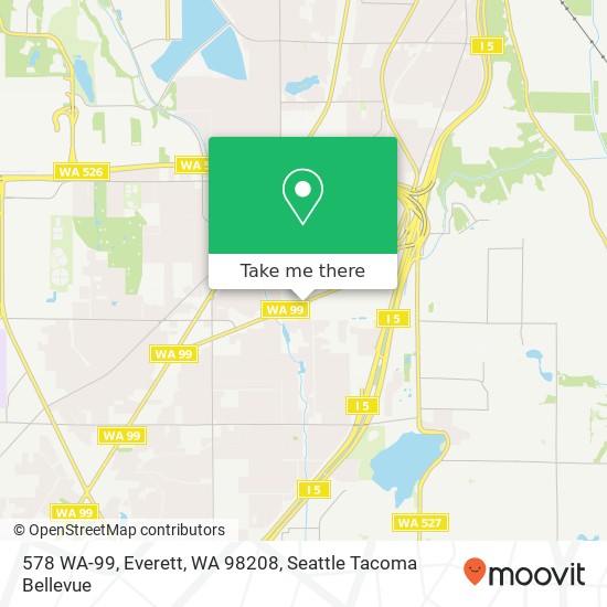 Mapa de 578 WA-99, Everett, WA 98208