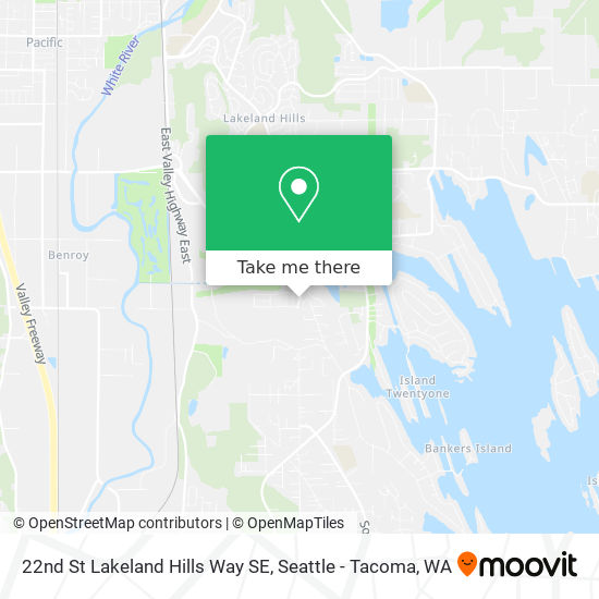 22nd St Lakeland Hills Way SE map