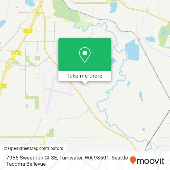 Mapa de 7956 Sweetiron Ct SE, Tumwater, WA 98501