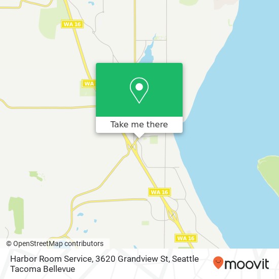 Harbor Room Service, 3620 Grandview St map