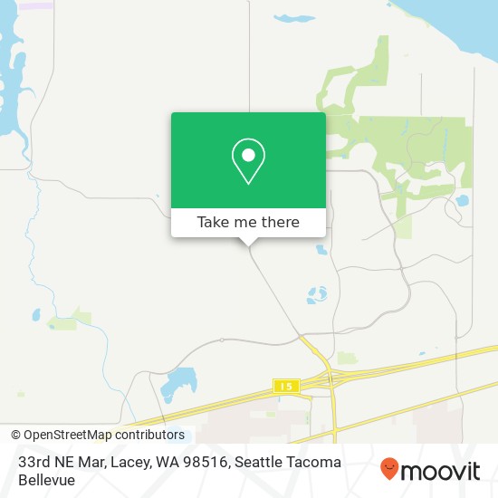 Mapa de 33rd NE Mar, Lacey, WA 98516