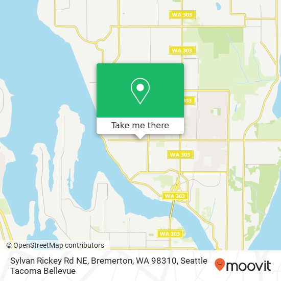 Sylvan Rickey Rd NE, Bremerton, WA 98310 map