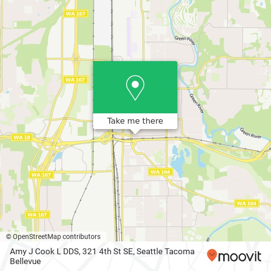 Mapa de Amy J Cook L DDS, 321 4th St SE