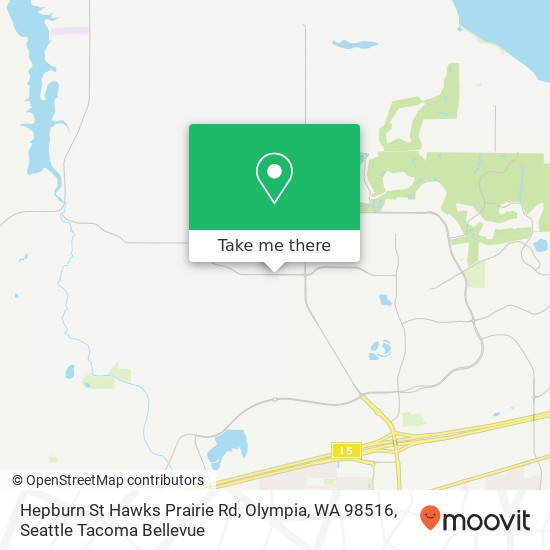 Hepburn St Hawks Prairie Rd, Olympia, WA 98516 map