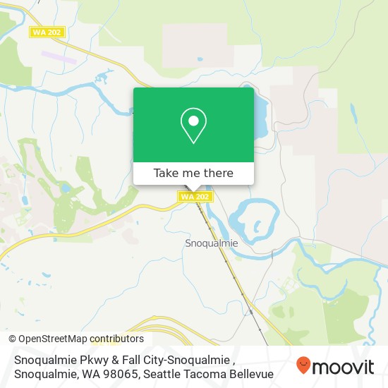 Mapa de Snoqualmie Pkwy & Fall City-Snoqualmie , Snoqualmie, WA 98065