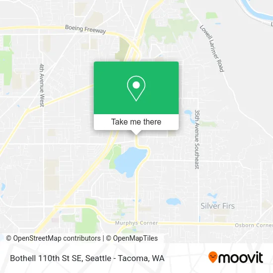 Mapa de Bothell 110th St SE