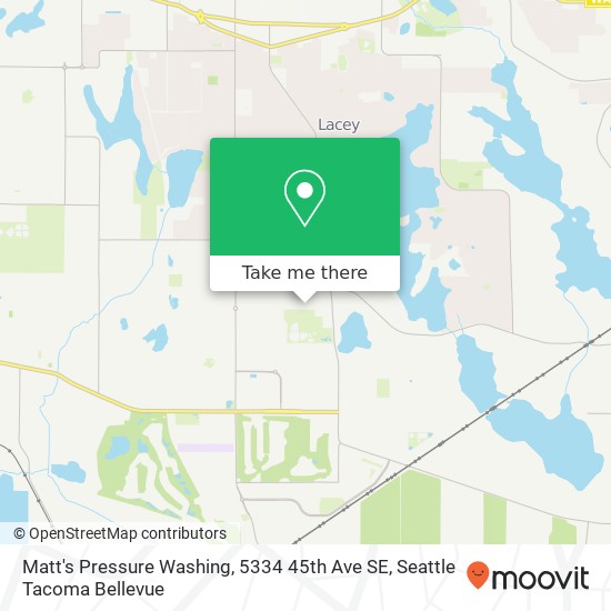 Matt's Pressure Washing, 5334 45th Ave SE map