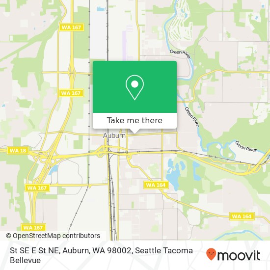 St SE E St NE, Auburn, WA 98002 map