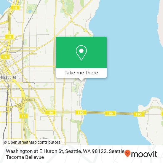 Washington at E Huron St, Seattle, WA 98122 map