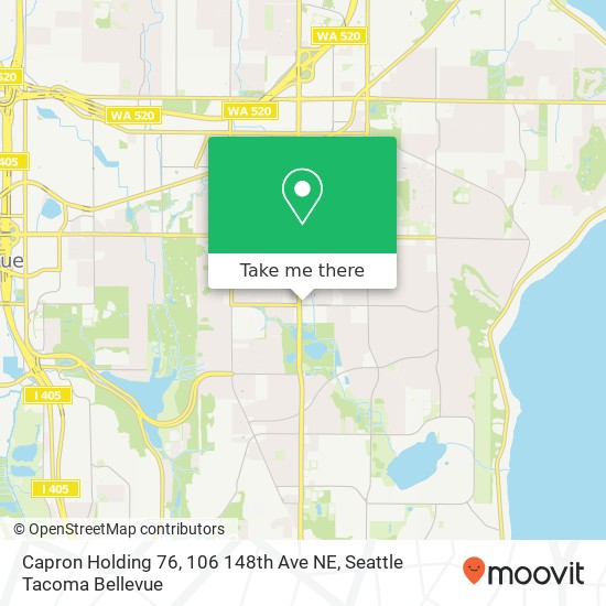 Capron Holding 76, 106 148th Ave NE map