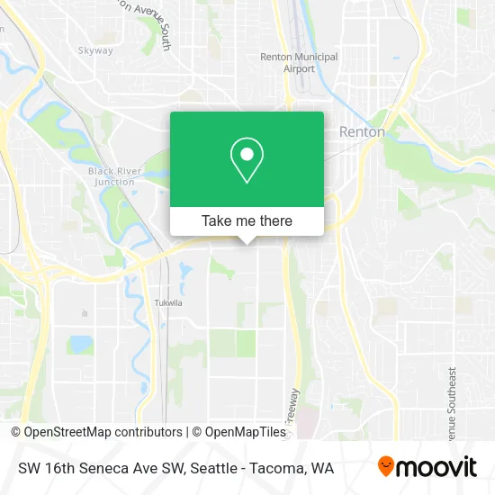 Mapa de SW 16th Seneca Ave SW