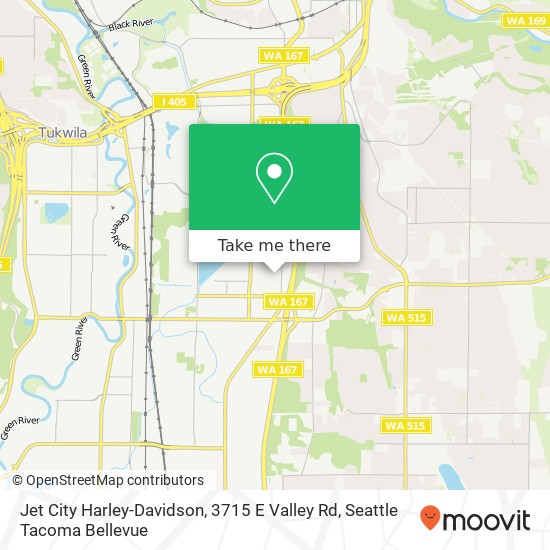 Jet City Harley-Davidson, 3715 E Valley Rd map