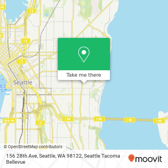 Mapa de 156 28th Ave, Seattle, WA 98122