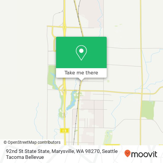 Mapa de 92nd St State State, Marysville, WA 98270