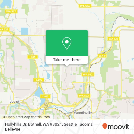 Hollyhills Dr, Bothell, WA 98021 map