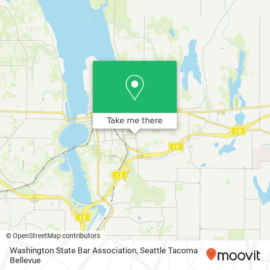 Mapa de Washington State Bar Association