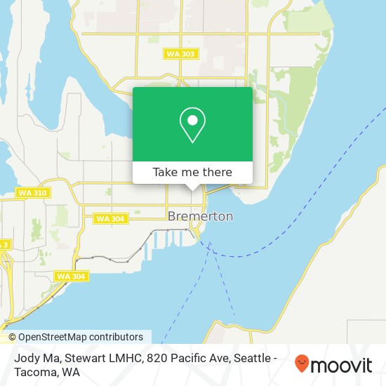 Jody Ma, Stewart LMHC, 820 Pacific Ave map