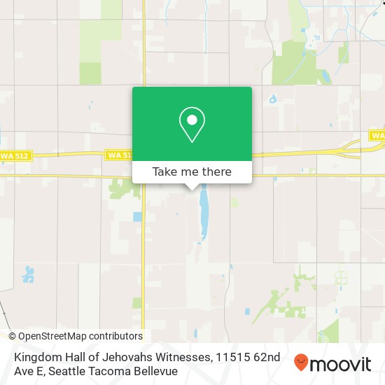 Kingdom Hall of Jehovahs Witnesses, 11515 62nd Ave E map