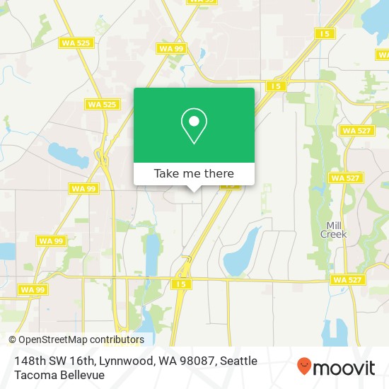 148th SW 16th, Lynnwood, WA 98087 map