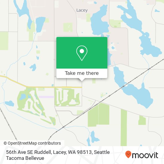 Mapa de 56th Ave SE Ruddell, Lacey, WA 98513