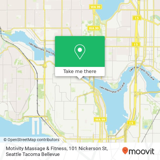 Mapa de Motivity Massage & Fitness, 101 Nickerson St