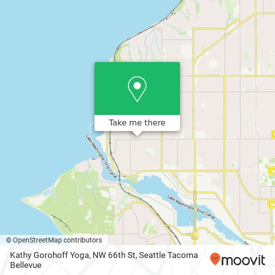 Mapa de Kathy Gorohoff Yoga, NW 66th St