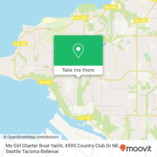 Mapa de My Girl Charter Boat-Yacht, 4505 Country Club Dr NE