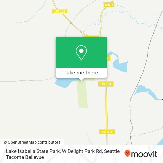 Mapa de Lake Isabella State Park, W Delight Park Rd