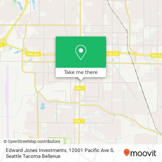 Edward Jones Investments, 12001 Pacific Ave S map