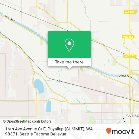 Mapa de 16th Ave Avenue Ct E, Puyallup (SUMMIT), WA 98371