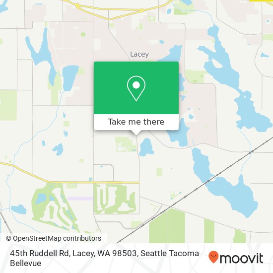 Mapa de 45th Ruddell Rd, Lacey, WA 98503