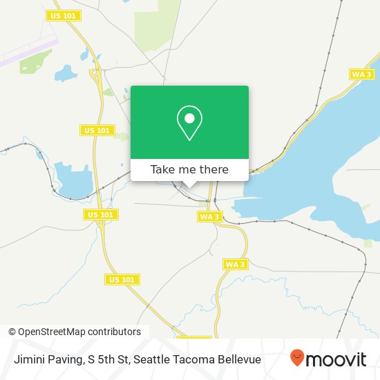 Mapa de Jimini Paving, S 5th St