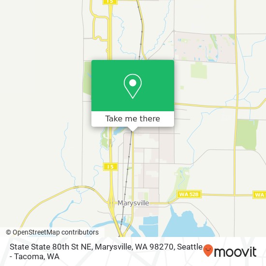 Mapa de State State 80th St NE, Marysville, WA 98270